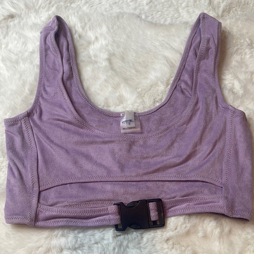 Monica Hansen swim top - SIZE: S
